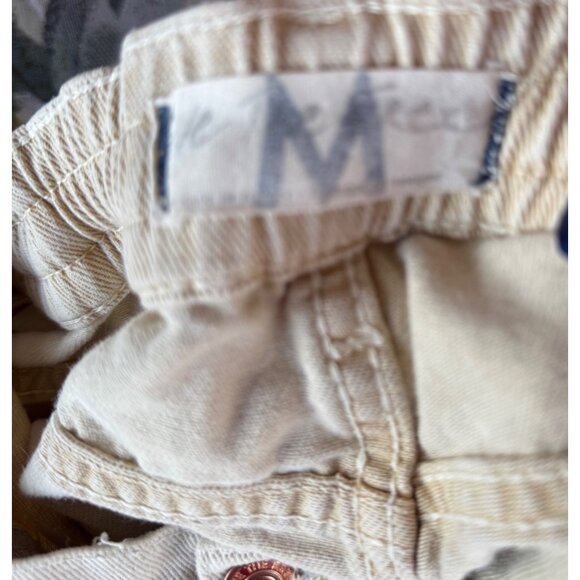 Free People Platoon Cargo Jogger Pants Women's Medium Beige Relaxed Taper - Picture 5 of 10